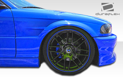 2000-2003 BMW 3 Series E46 2DR Duraflex Executive Fenders - 2 Piece / Vehicle Year Make Model Trim - 2000-2003-BMW 3 Series 2DR / Product Type - Fender / Style Name -Executive / Kit Material - FRP (Fiberglass Reinforced Plastics) / Notes -