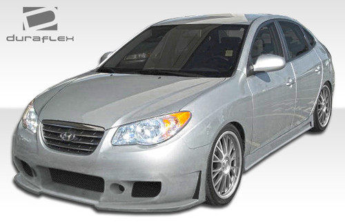 2007-2010 Hyundai Elantra Duraflex B-2 Front Bumper Cover - 1 Piece / Vehicle Year Make Model Trim - 2007-2010-Hyundai Elantra ALL / Product Type - Front Bumper / Style Name -B-2 / Kit Material - FRP (Fiberglass Reinforced Plastics) / Notes -