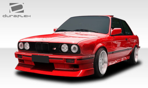 1984-1991 BMW 3 Series E30 2DR 4DR Duraflex Evo Look Front Bumper Cover - 1 Piece / Vehicle Year Make Model Trim - 1984-1991-BMW 3 Series ALL / Product Type - Front Bumper / Style Name -Evo Look / Kit Material - FRP (Fiberglass Reinforced Plastics) / Notes -