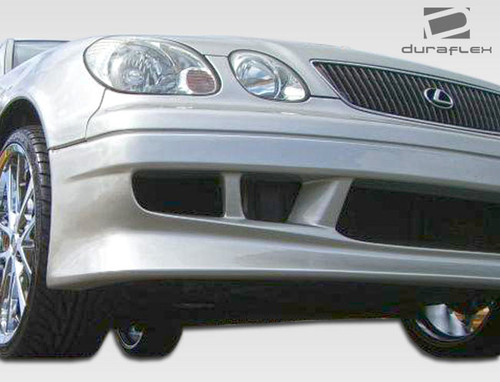 1998-2005 Lexus GS Series GS300 GS400 GS430 Duraflex V-Speed Front Bumper Cover - 1 Piece / Vehicle Year Make Model Trim - 1998-2005-Lexus GS ALL / Product Type - Front Bumper / Style Name -V-Speed / Kit Material - FRP (Fiberglass Reinforced Plastics) / Notes -