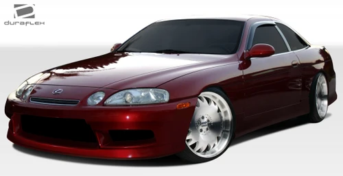1992-2000 Lexus SC Series SC300 SC400 Duraflex O-Design Body Kit - 4 Piece - Includes O-Design Front Bumper Cover (106585) O-Design Side Skirts Rocker Panels (106586) O-Design Rear Bumper Cover (106587) / Vehicle Year Make Model Trim - 1992-2000-Lexus SC ALL / Product Type - Kit / Style Name -O-Design / Kit Material - FRP (Fiberglass Reinforced Plastics) / Notes -
