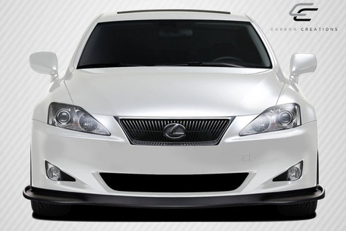 2006-2008 Lexus IS Series IS250 IS350 Carbon Creations VIP Front Lip Under Spoiler Air Dam - 1 Piece / Vehicle Year Make Model Trim - 2006-2008-Lexus IS 4DR / Product Type - Front Lip/Add On / Style Name -VIP / Kit Material - Carbon Fiber / Notes -