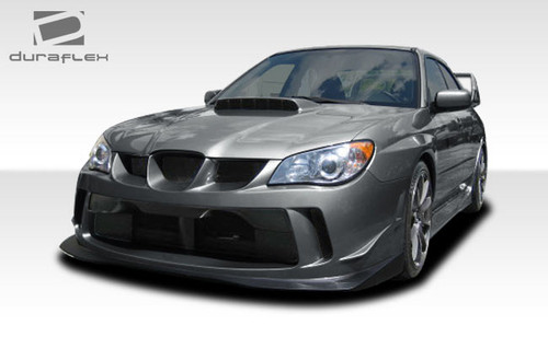 2006-2007 Subaru Impreza Duraflex Harmon Body Kit - 4 Piece - Includes Harmon Front Bumper Cover (106973) Z-Speed Side Skirts Rocker Panels (104167) Z-Speed Rear Bumper Cover (104168) / Vehicle Year Make Model Trim - 2006-2007-Subaru Impreza 4DR / Product Type - Kit / Style Name -Harmon / Kit Material - FRP (Fiberglass Reinforced Plastics) / Notes - Note: designed for WRX and STI models only