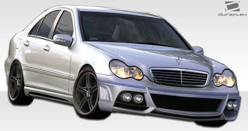 2001-2007 Mercedes C Class W203 Duraflex W-1 Body Kit - 4 Piece - Includes W-1 Front Bumper Cover (107134) W-1 Side Skirts Rocker Panels (107135) W-1 Rear Bumper Cover (107136) / Vehicle Year Make Model Trim - 2001-2007-Mercedes C Class ALL / Product Type - Kit / Style Name -W-1 / Kit Material - FRP (Fiberglass Reinforced Plastics) / Notes -