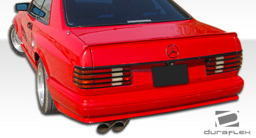 1981-1991 Mercedes S Class W126 2DR Duraflex AMG Look Wide Body Rear Fender Flares - 2 Piece / Vehicle Year Make Model Trim - 1981-1991-Mercedes S Class 2DR / Product Type - Fender Flare / Style Name -AMG Look / Kit Material - FRP (Fiberglass Reinforced Plastics) / Notes - Note: must be used in conjunction with complete wide body kit
