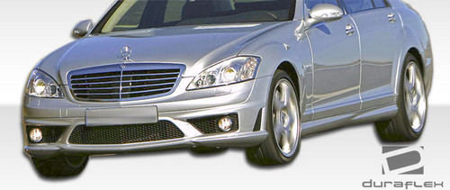 2007-2009 Mercedes S Class W221 Duraflex S65 Look Front Bumper Cover - 1 Piece / Vehicle Year Make Model Trim - 2007-2009-Mercedes S Class ALL / Product Type - Front Bumper / Style Name -S65 Look / Kit Material - FRP (Fiberglass Reinforced Plastics) / Notes -
