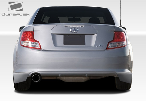 2011-2013 Scion tC Duraflex X-5 Rear Add Ons Spat Bumper Extensions - 2 Piece / Vehicle Year Make Model Trim - 2011-2013-Scion TC ALL / Product Type - Rear Lip/Add On / Style Name -X-5 / Kit Material - FRP (Fiberglass Reinforced Plastics) / Notes -
