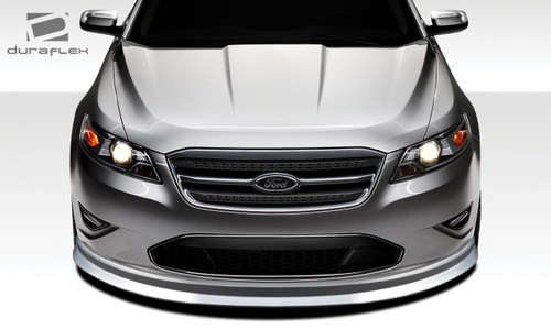 2010-2012 Ford Taurus Duraflex Racer Front Lip Under Spoiler Air Dam - 1 Piece / Vehicle Year Make Model Trim - 2010-2012-Ford Taurus ALL / Product Type - Front Lip/Add On / Style Name -Racer / Kit Material - FRP (Fiberglass Reinforced Plastics) / Notes -