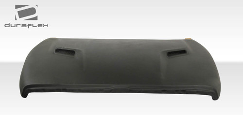 1994-2001 Dodge Ram Duraflex MP-R Hood - 1 Piece / Vehicle Year Make Model Trim - 1994-2001-Dodge Ram ALL / Product Type - Hood / Style Name -MP-R / Kit Material - FRP (Fiberglass Reinforced Plastics) / Notes - Note: Hood pins are required.