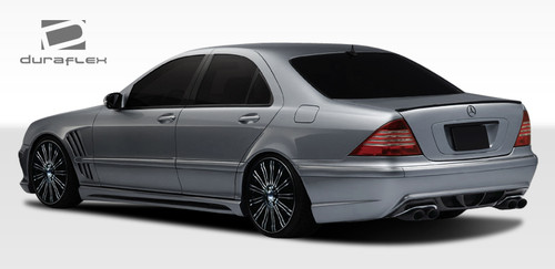 2000-2006 Mercedes S Class W220 Duraflex W-2 Rear Bumper Cover - 1 Piece / Vehicle Year Make Model Trim - 2000-2006-Mercedes S Class ALL / Product Type - Rear Bumper / Style Name -W-2 / Kit Material - FRP (Fiberglass Reinforced Plastics) / Notes -
