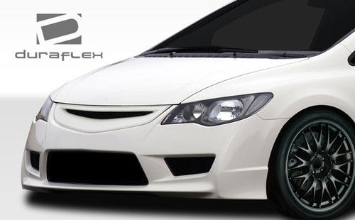 2006-2011 Honda Civic 4DR Duraflex JDM Type JS Type R Conversion Grille - 1 Piece / Vehicle Year Make Model Trim - 2006-2011-Honda Civic 4DR / Product Type - Grilles / Style Name -Type R / Kit Material - FRP (Fiberglass Reinforced Plastics) / Notes - Note: must be used with jdm type r conversion bumper