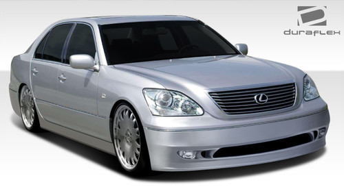 2004-2006 Lexus LS Series LS430 Duraflex VIP Front Bumper Cover - 1 Piece / Vehicle Year Make Model Trim - 2004-2006-Lexus LS - Lexus ALL / Product Type - Front Bumper / Style Name -VIP / Kit Material - FRP (Fiberglass Reinforced Plastics) / Notes - Note: All Overstock products are sold on a first come, first serve basis. Overstock products are sold as is, and all sales are final. Overstock products may not be returned or exchanged.