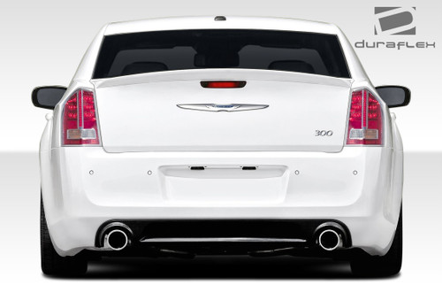 2011-2014 Chrysler 300 Duraflex SRT Look Rear Bumper Cover - 1 Piece / Vehicle Year Make Model Trim - 2011-2014-Chrysler 300 ALL / Product Type - Rear Bumper / Style Name -SRT Look / Kit Material - FRP (Fiberglass Reinforced Plastics) / Notes -