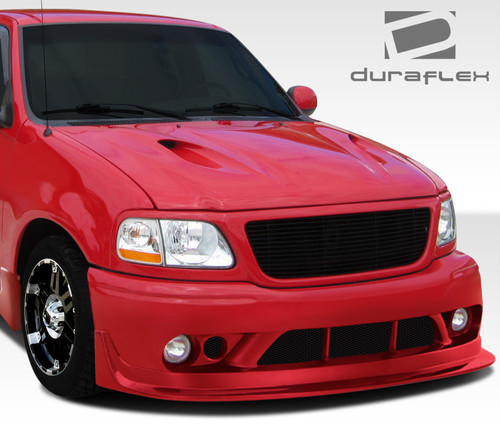 1997-2003 Ford F-150 4DR Extended Cab Duraflex Cobra R Body Kit - 4 Piece - Includes Cobra R Front Bumper Cover (108045) Platinum Side Skirts Rocker Panels (101816) Platinum Rear Bumper Cover (101815) / Vehicle Year Make Model Trim - 1997-2003-Ford F150 4DR / Product Type - Kit / Style Name -Cobra R / Kit Material - FRP (Fiberglass Reinforced Plastics) / Notes -