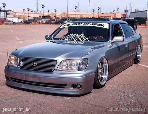 1998-2000 Lexus LS Series LS400 Duraflex VIP Design Front Bumper Cover - 1 Piece / Vehicle Year Make Model Trim - 1998-2000-Lexus LS - Lexus ALL / Product Type - Front Bumper / Style Name -VIP / Kit Material - FRP (Fiberglass Reinforced Plastics) / Notes -