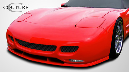 1997-2004 Chevrolet Corvette C5 Couture TS Edition Front Bumper - 2 Piece - Includes TS Edition Front Bumper (108121) TS Edition Front Lip Spoiler (108122) / Vehicle Year Make Model Trim - 1997-2004-Chevrolet Corvette ALL / Product Type - Kit / Style Name -TS Edition / Kit Material - Polyurethane / Notes -