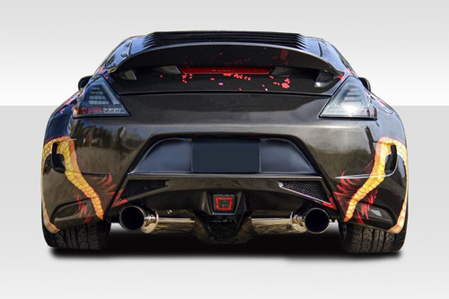 2009-2020 Nissan 370Z Z34 Duraflex AM-S GT Rear Bumper Cover - 1 Piece / Vehicle Year Make Model Trim - 2009-2020-Nissan 370Z ALL / Product Type - Rear Bumper / Style Name -AM-S GT / Kit Material - FRP (Fiberglass Reinforced Plastics) / Notes -