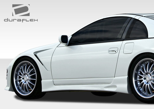 1990-1996 Nissan 300ZX Z32 Duraflex F-1 Fenders - 2 Piece / Vehicle Year Make Model Trim - 1990-1996-Nissan 300ZX ALL / Product Type - Fender / Style Name -F-1 / Kit Material - FRP (Fiberglass Reinforced Plastics) / Notes -