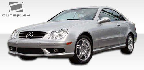 2003-2009 Mercedes CLK W209 Duraflex W-1 Body Kit - 6 Piece - Includes W-1 Front Bumper Cover (107684) AMG Side Skirts Rocker Panels (103086) AMG Rear Bumper Cover (103087) W-1 Fenders (108249) / Vehicle Year Make Model Trim - 2003-2009-Mercedes CLK ALL / Product Type - Kit / Style Name -W-1 / Kit Material - FRP (Fiberglass Reinforced Plastics) / Notes -