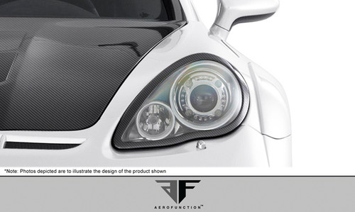 2010-2013 Porsche Panamera Carbon AF-1 Wide Body Eye Lids ( CFP ) - 2 Piece (S)