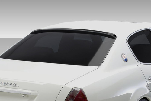 2005-2008 Maserati Quattroporte Eros Version 1 Roof Wing Spoiler - 1 Piece (S) / Vehicle Year Make Model Trim - 2005-2008-Maserati Quattroporte ALL / Product Type - Wing / Style Name -Eros Version 1 / Kit Material - FRP (Fiberglass Reinforced Plastics) / Notes -
