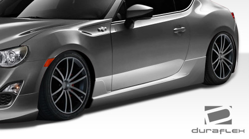 2013-2020 Scion FR-S Toyota 86 Subaru BRZ Duraflex X-5 Side Skirts Rocker Panels - 2 Piece / Vehicle Year Make Model Trim - 2013-2020-Scion FRS ALL / Product Type - Sideskirts / Style Name -X-5 / Kit Material - FRP (Fiberglass Reinforced Plastics) / Notes -