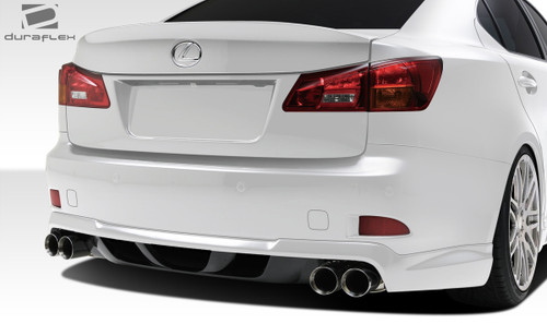 2006-2013 Lexus IS Series IS250 IS350 Duraflex W-1 Rear Lip Under Spoiler Air Dam - 1 Piece / Vehicle Year Make Model Trim - 2006-2013-Lexus IS ALL / Product Type - Rear Lip/Add On / Style Name -W-1 / Kit Material - FRP (Fiberglass Reinforced Plastics) / Notes -