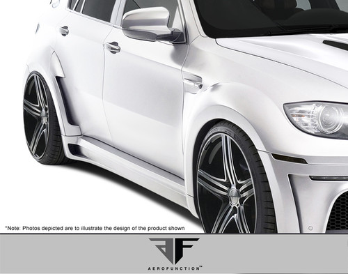 2008-2014 BMW X6 E71 E72 AF-5 Wide Body Side Skirts ( GFK ) - 2 Piece (S)
