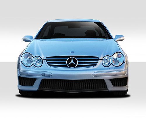 2003-2009 Mercedes CLK W209 Duraflex SL65 Look Front Bumper Cover - 1 Piece / Vehicle Year Make Model Trim - 2003-2009-Mercedes CLK ALL / Product Type - Front Bumper / Style Name -SL65 Look / Kit Material - FRP (Fiberglass Reinforced Plastics) / Notes - Note: will not fit 2003 cabriolet models. 98-02 clk parts will fit 2003 cabriolet models.