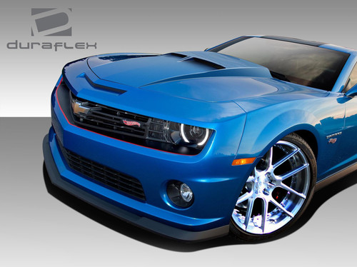 2010-2015 Chevrolet Camaro Duraflex SC-1 Hood - 1 Piece (S) / Vehicle Year Make Model Trim - 2010-2015-Chevrolet Camaro ALL / Product Type - Hood / Style Name -SC-1 / Kit Material - FRP (Fiberglass Reinforced Plastics) / Notes - Note: Hood pins are required.