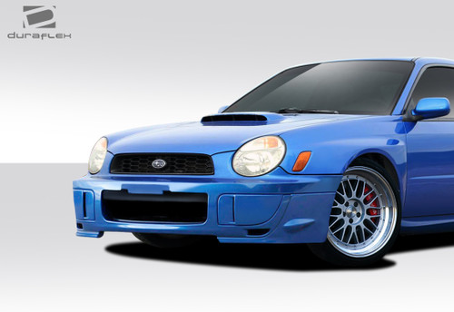 2002-2003 Subaru Impreza WRX STI Duraflex STI Look Front Bumper Cover - 1 Piece / Vehicle Year Make Model Trim - 2002-2003-Subaru Impreza ALL / Product Type - Front Bumper / Style Name -STI Look / Kit Material - FRP (Fiberglass Reinforced Plastics) / Notes -
