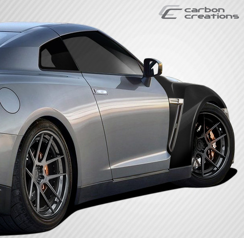 2009-2021 Nissan GT-R R35 Carbon Creations OEM Look Fenders - 4 Piece / Vehicle Year Make Model Trim - 2009-2021-Nissan GTR ALL / Product Type - Fender / Style Name -OEM Look / Kit Material - Carbon Fiber / Notes -