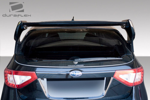 2008-2011 Subaru Impreza 5DR 2008-2014 Subaru WRX STI 5DR Duraflex VR-S Wing Trunk Lid Spoiler - 4 Piece / Vehicle Year Make Model Trim - 2008-2014-Subaru Impreza 5DR / Product Type - Wing / Style Name -VR-S / Kit Material - FRP (Fiberglass Reinforced Plastics) / Notes -