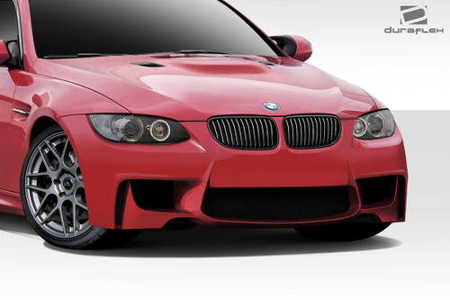 2008-2013 BMW M3 E90 E92 E93 Duraflex 1M Look Front Bumper Cover - 1 Piece / Vehicle Year Make Model Trim - 2008-2013-BMW M3 ALL / Product Type - Front Bumper / Style Name -1M Look / Kit Material - FRP (Fiberglass Reinforced Plastics) / Notes -
