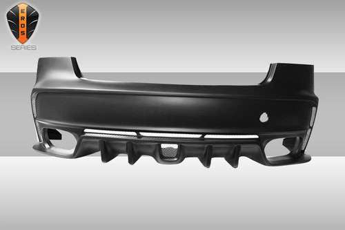 2008-2016 Audi A5 S5 B8 Eros Version 1 Rear Bumper Cover - 1 Piece / Vehicle Year Make Model Trim - 2008-2016-Audi A5 ALL / Product Type - Rear Bumper / Style Name -Eros Version 1 / Kit Material - FRP (Fiberglass Reinforced Plastics) / Notes - note: modifications may be needed for exhaust system