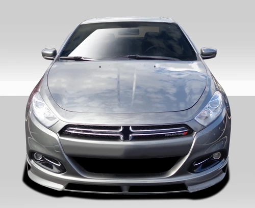 2013-2016 Dodge Dart Duraflex Racer Body Kit (dual exhaust) - 4 Piece - Includes Racer Front Lip Under Spoiler Air Dam (109329) Racer Rear Lip Under Spoiler Air Dam (109331) Racer Side Skirt Rocker Panels (109332) / Vehicle Year Make Model Trim - 2013-2016-Dodge Dart ALL / Product Type - Kit / Style Name -Racer / Kit Material - FRP (Fiberglass Reinforced Plastics) / Notes - Note: for dual exhaust only
