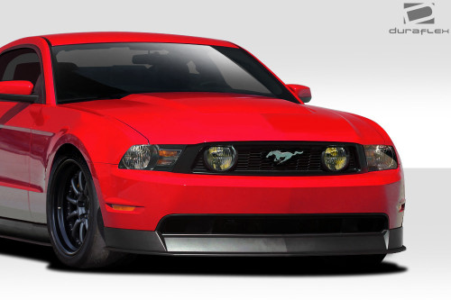 2010-2012 Ford Mustang GT Duraflex R500 Front Lip Under Air Dam Spoiler - 2 Piece / Vehicle Year Make Model Trim - 2010-2012-Ford Mustang ALL / Product Type - Front Lip/Add On / Style Name -R500 / Kit Material - FRP (Fiberglass Reinforced Plastics) / Notes - Note: will not fit V6 models