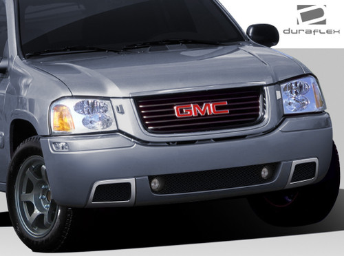 2002-2009 GMC Envoy Duraflex SS Look Front Bumper Cover - 1 Piece / Vehicle Year Make Model Trim - 2002-2009-GMC Envoy ALL / Product Type - Front Bumper / Style Name -SS Look / Kit Material - FRP (Fiberglass Reinforced Plastics) / Notes -