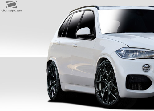 2014-2018 BMW X5 F15 Duraflex M Sport Look Side Skirt Rocker Panels - 2 Piece / Vehicle Year Make Model Trim - 2014-2018-BMW X5 ALL / Product Type - Sideskirts / Style Name -M Sport Look / Kit Material - FRP (Fiberglass Reinforced Plastics) / Notes -