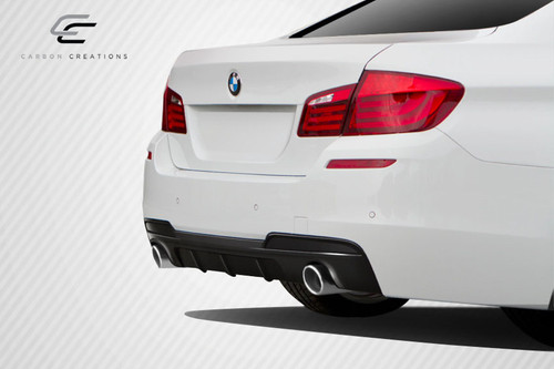 2011-2016 BMW 5 Series F10 Carbon Creations M Performance Look Rear Diffuser ( will only fit M Sport Bumpers) - 1 Piece (S) / Vehicle Year Make Model Trim - 2011-2016-BMW 5 Series ALL / Product Type - Rear Lip/Add On / Style Name -M Performance Look / Kit Material - Carbon Fiber / Notes -