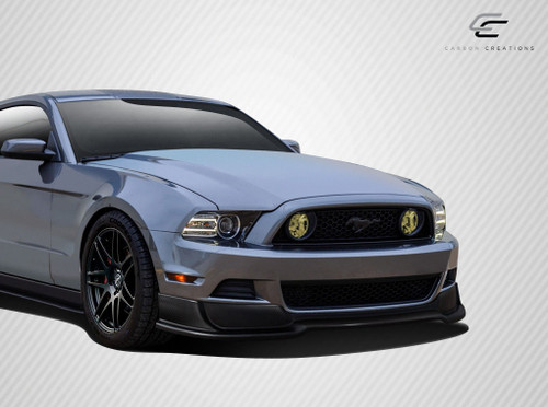 2013-2014 Ford Mustang Carbon Creations R500 Front Lip Under Air Dam Spoiler - 1 Piece / Vehicle Year Make Model Trim - 2013-2014-Ford Mustang ALL / Product Type - Front Lip/Add On / Style Name -R500 / Kit Material - Carbon Fiber / Notes -