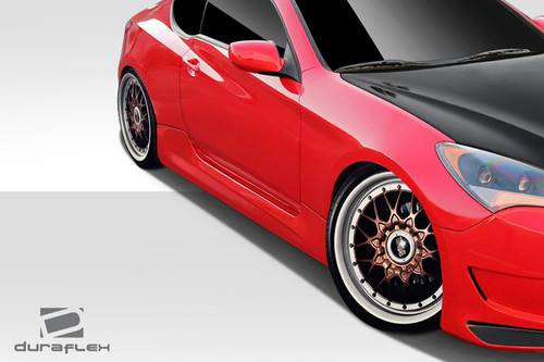 2010-2016 Hyundai Genesis Coupe 2DR Duraflex AM-S GT Side Skirt Rocker Panels - 2 Piece / Vehicle Year Make Model Trim - 2010-2016-Hyundai Genesis 2DR / Product Type - Sideskirts / Style Name -AM-S GT / Kit Material - FRP (Fiberglass Reinforced Plastics) / Notes -