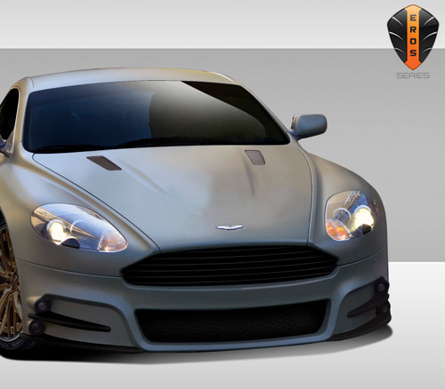 2004-2012 Aston Martin DB9 DBS Eros Version 1 Front Bumper Cover - 1 Piece / Vehicle Year Make Model Trim - 2004-2012-Aston Martin DB9 ALL / Product Type - Front Bumper / Style Name -Eros Version 1 / Kit Material - FRP (Fiberglass Reinforced Plastics) / Notes -