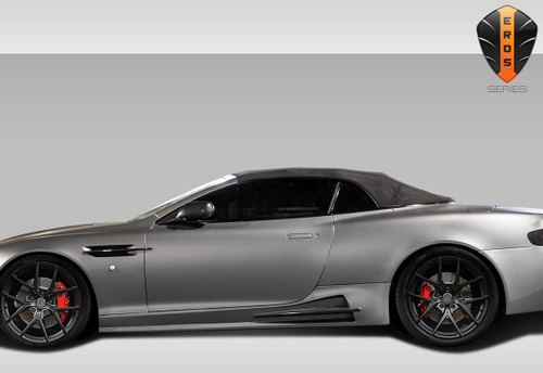 2004-2012 Aston Martin DB9 DBS Eros Version 1 Side Skirt Rocker Panels - 2 Piece / Vehicle Year Make Model Trim - 2004-2012-Aston Martin DB9 ALL / Product Type - Sideskirts / Style Name -Eros Version 1 / Kit Material - FRP (Fiberglass Reinforced Plastics) / Notes -