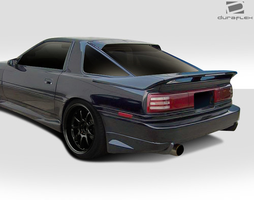 1986-1992 Toyota Supra Duraflex AB-F Rear Add Ons Spat Extensions - 2 Piece / Vehicle Year Make Model Trim - 1986-1992-Toyota Supra ALL / Product Type - Rear Lip/Add On / Style Name -AB-F / Kit Material - FRP (Fiberglass Reinforced Plastics) / Notes -