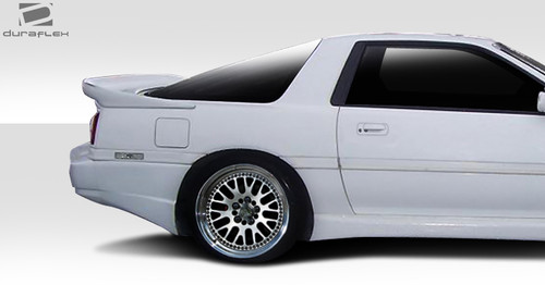 1986-1992 Toyota Supra Duraflex Bomber Wing Trunk Lid Spoiler - 1 Piece / Vehicle Year Make Model Trim - 1986-1992-Toyota Supra ALL / Product Type - Wing / Style Name -Bomber / Kit Material - FRP (Fiberglass Reinforced Plastics) / Notes -