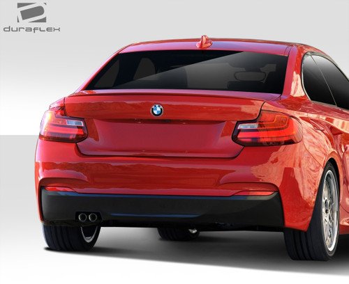 2014-2021 BMW 2 Series F22 Duraflex M Sport Look Rear Bumper Cover - 1 Piece (S) / Vehicle Year Make Model Trim - 2014-2021-BMW 2 Series ALL / Product Type - Rear Bumper / Style Name -M Sport Look / Kit Material - FRP (Fiberglass Reinforced Plastics) / Notes - Note: All Overstock products are sold on a first come, first serve basis. Overstock products are sold as is, and all sales are final. Overstock products may not be returned or exchanged.