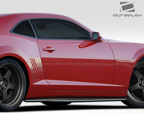 2010-2015 Chevrolet Camaro Duraflex Stingray Z Look Side Skirt Rocker Panels - 2 Piece / Vehicle Year Make Model Trim - 2010-2015-Chevrolet Camaro ALL / Product Type - Sideskirts / Style Name -Stingray Z Look / Kit Material - FRP (Fiberglass Reinforced Plastics) / Notes -