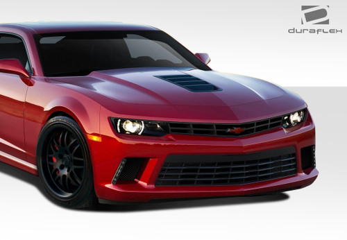 2014-2015 Chevrolet Camaro Duraflex GT Concept Front Bumper Cover - 1 Piece / Vehicle Year Make Model Trim - 2014-2015-Chevrolet Camaro ALL / Product Type - Front Bumper / Style Name -GT Concept / Kit Material - FRP (Fiberglass Reinforced Plastics) / Notes - note: will not fit ZL1