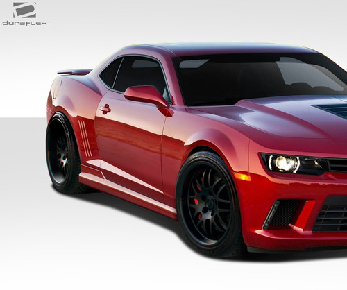 2010-2015 Chevrolet Camaro Duraflex GT Concept Side Skirt Rocker Panels - 2 Piece / Vehicle Year Make Model Trim - 2010-2015-Chevrolet Camaro ALL / Product Type - Sideskirts / Style Name -GT Concept / Kit Material - FRP (Fiberglass Reinforced Plastics) / Notes -